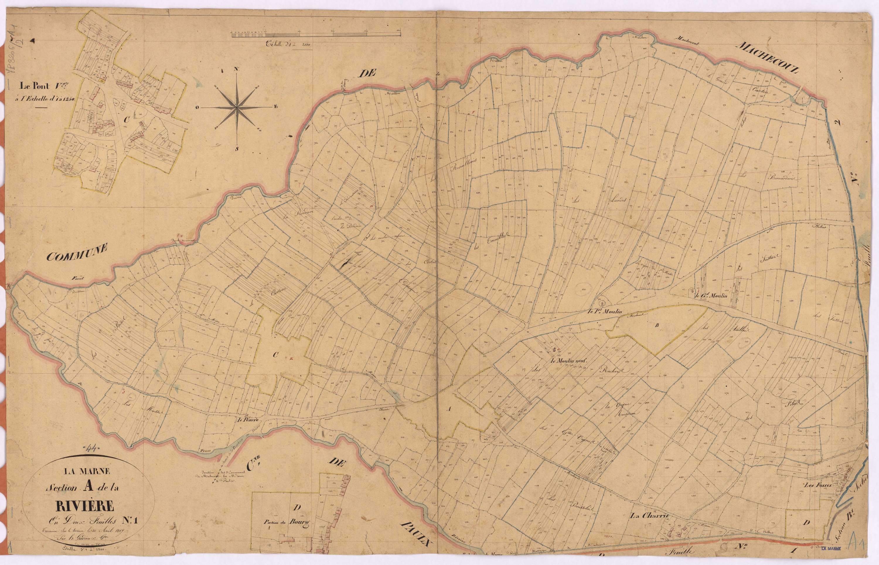 La Marne - Section A1 Rivière (section de La) ; 1-1214