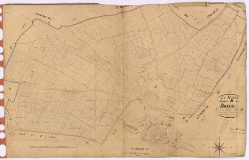 La Marne - Section B2 Breuil (section du) ; 598-1791