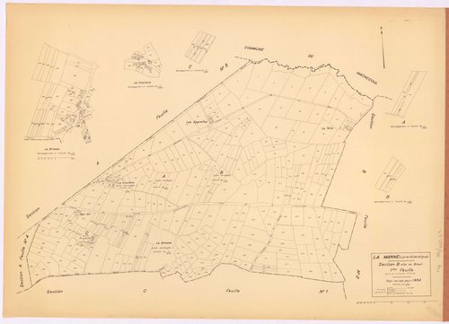 La Marne - Section B1 Breuil (section du) ; 1-399