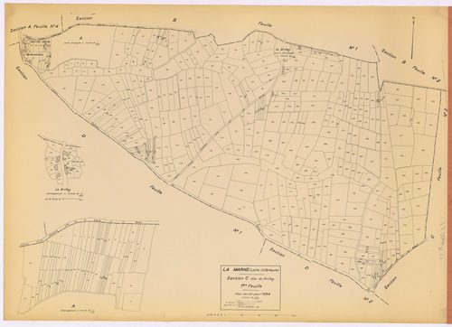 La Marne - Section C1 Drillay (section du) ; 1-521