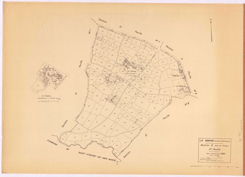 La Marne - Section D2 Flachou (section de) ; 564-899