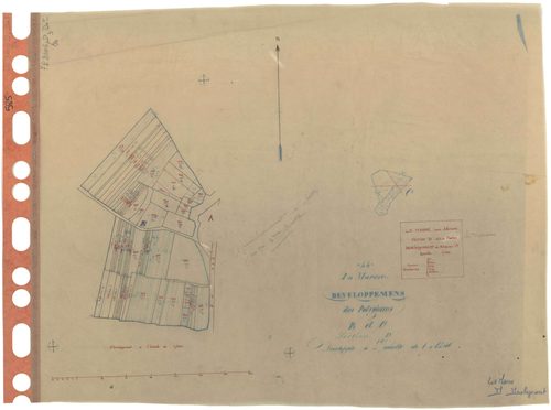La Marne - Section D3 (développement) Flachou (section du) . 900-1335 . développement du polygône A