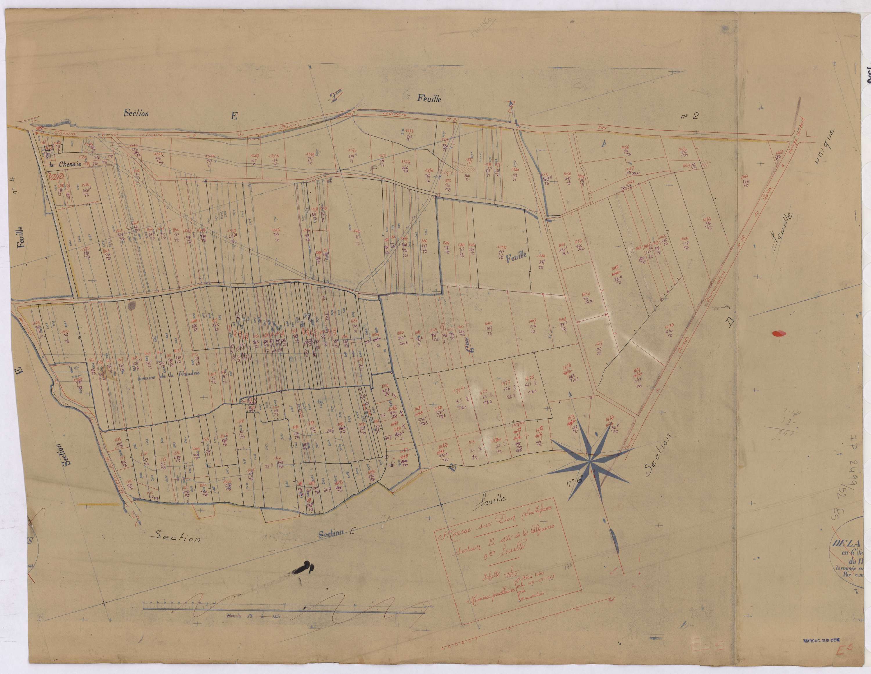 Marsac-sur-Don - Section E5 Calvernais (section de La) ; 1360-1530