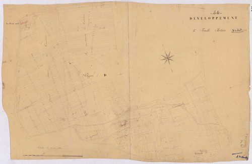 Marsac-sur-Don - Section A4 (développement) Vallée (section deLa) ; 1224-1764 ; développement du polygône D