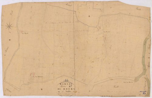 Marsac-sur-Don - Section B3 Bourg (section du) ; 343-680