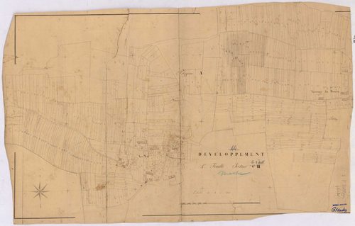 Marsac-sur-Don - Section G1 (développement) Provostée (section de La) ; 1-830 ; développement du polygône A