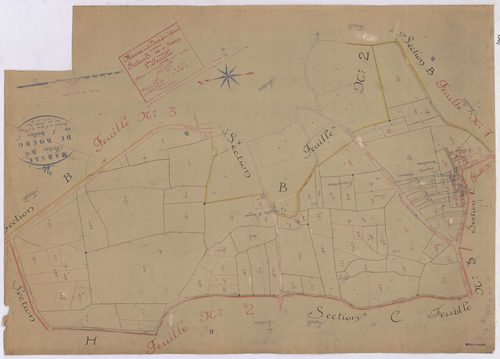 Marsac-sur-Don - Section B1 Bourg (section du) ; 1-89