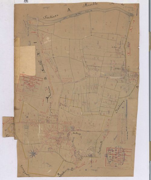 Marsac-sur-Don - Section B2 B3 Bourg (section du) ; 90-254 ; 255-355