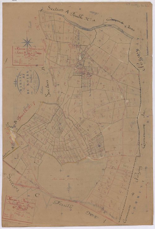 Marsac-sur-Don - Section B5 B6 Bourg (section du) ; 566-818 ; 819-1009