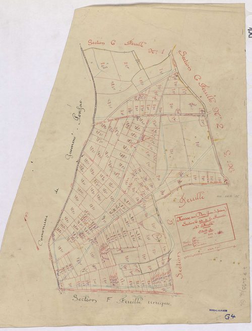 Marsac-sur-Don - Section G4 Provostée (section de La) ; 988-1188