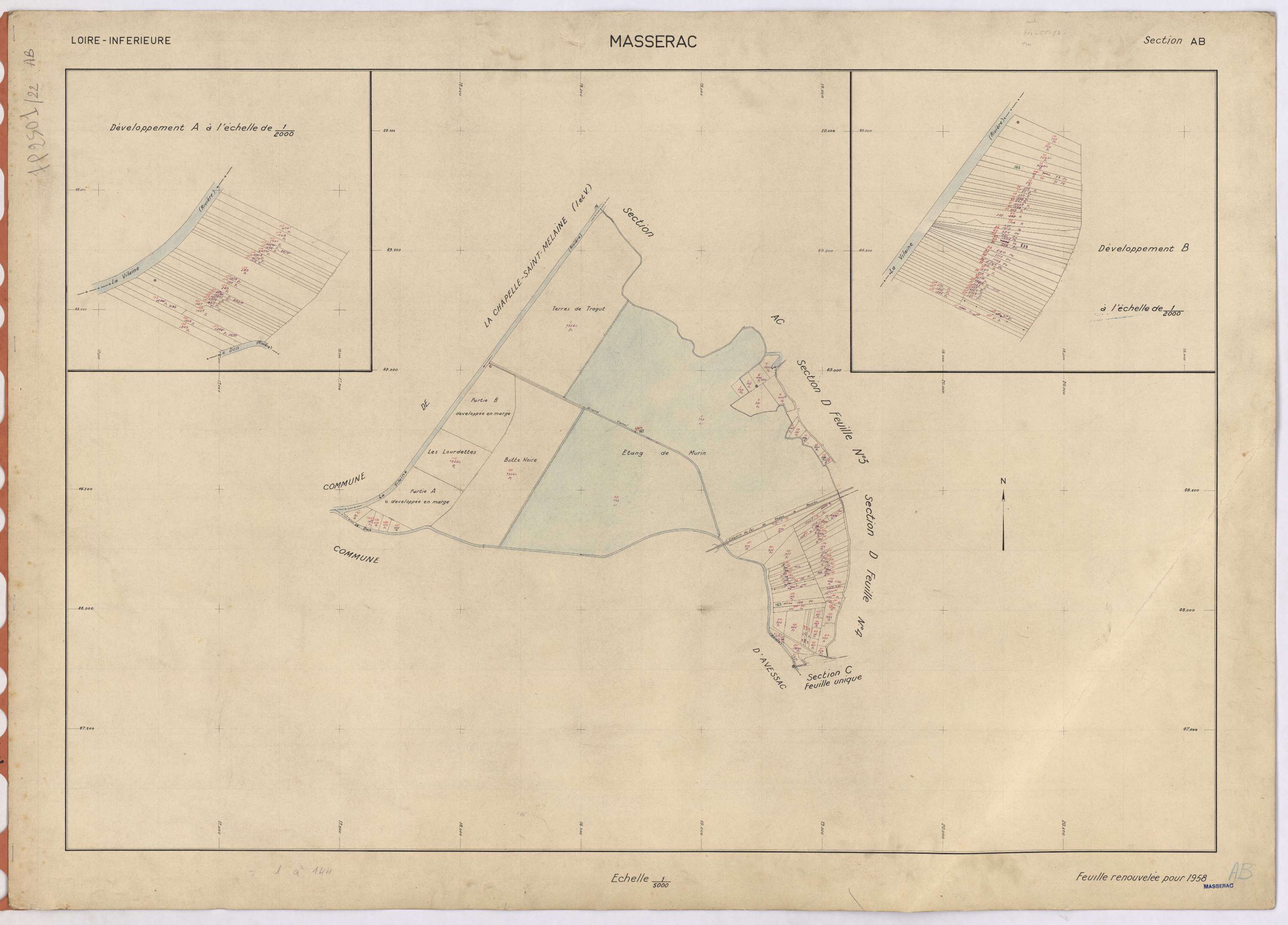 Massérac - Section AB 1-144