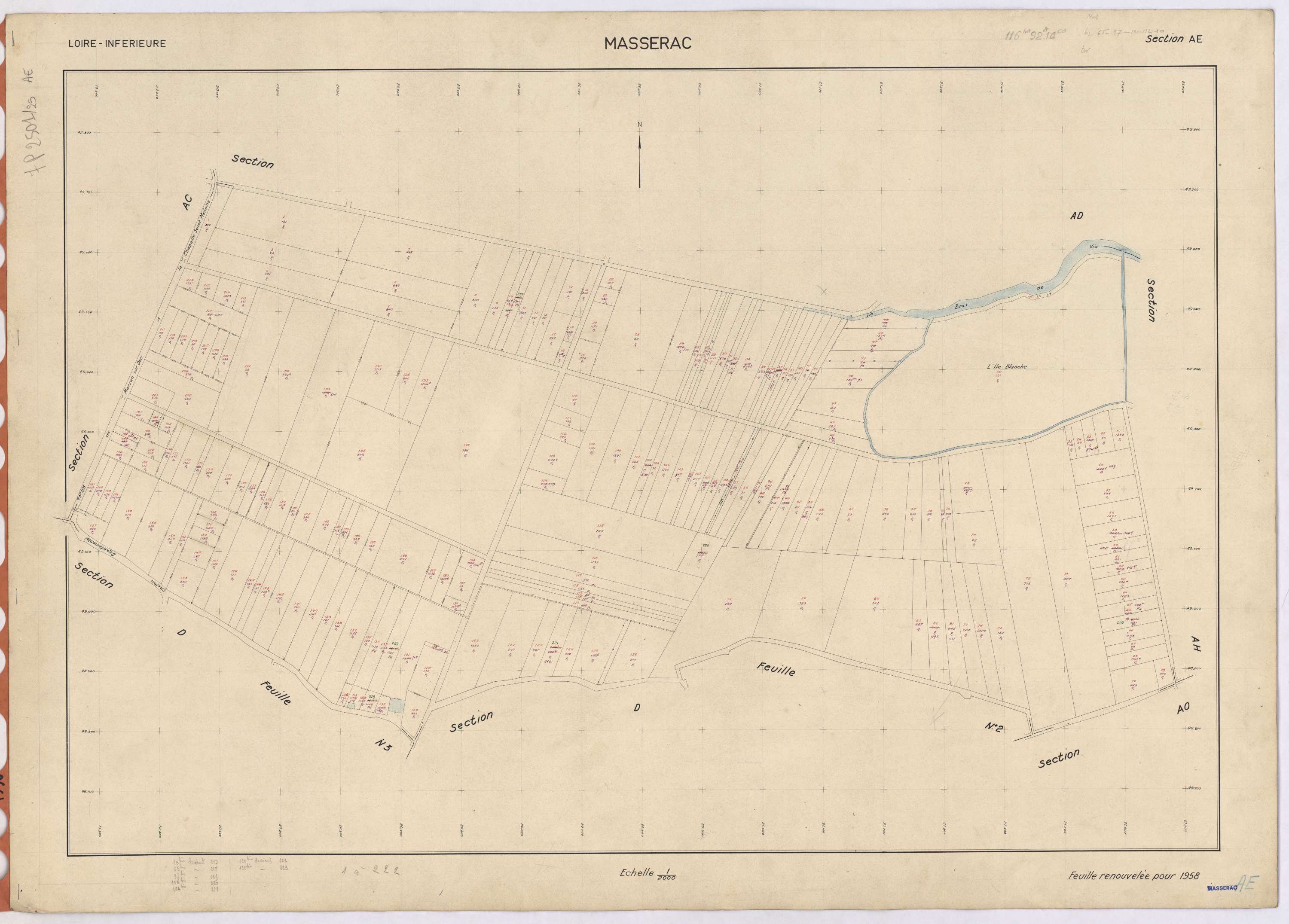 Massérac - Section AE 1-222