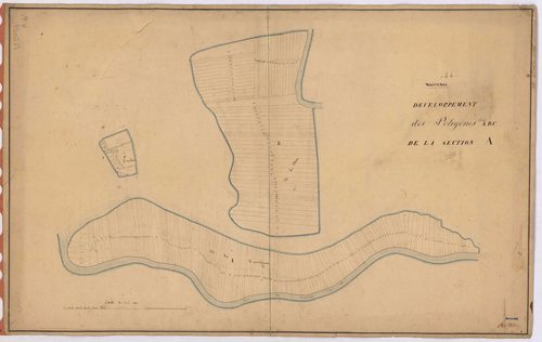 Massérac - Section A (développement) Marais (section du) ; développement des polygônes A, B et C