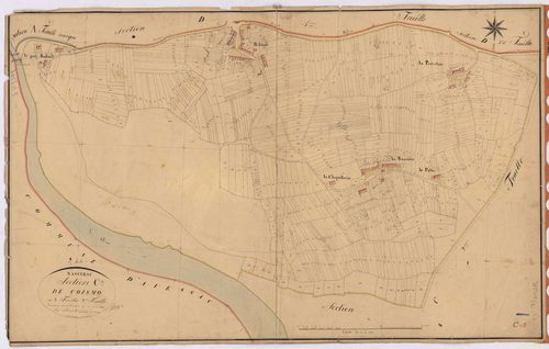 Massérac - Section C3 Coismo (section de) ; 1400-2186