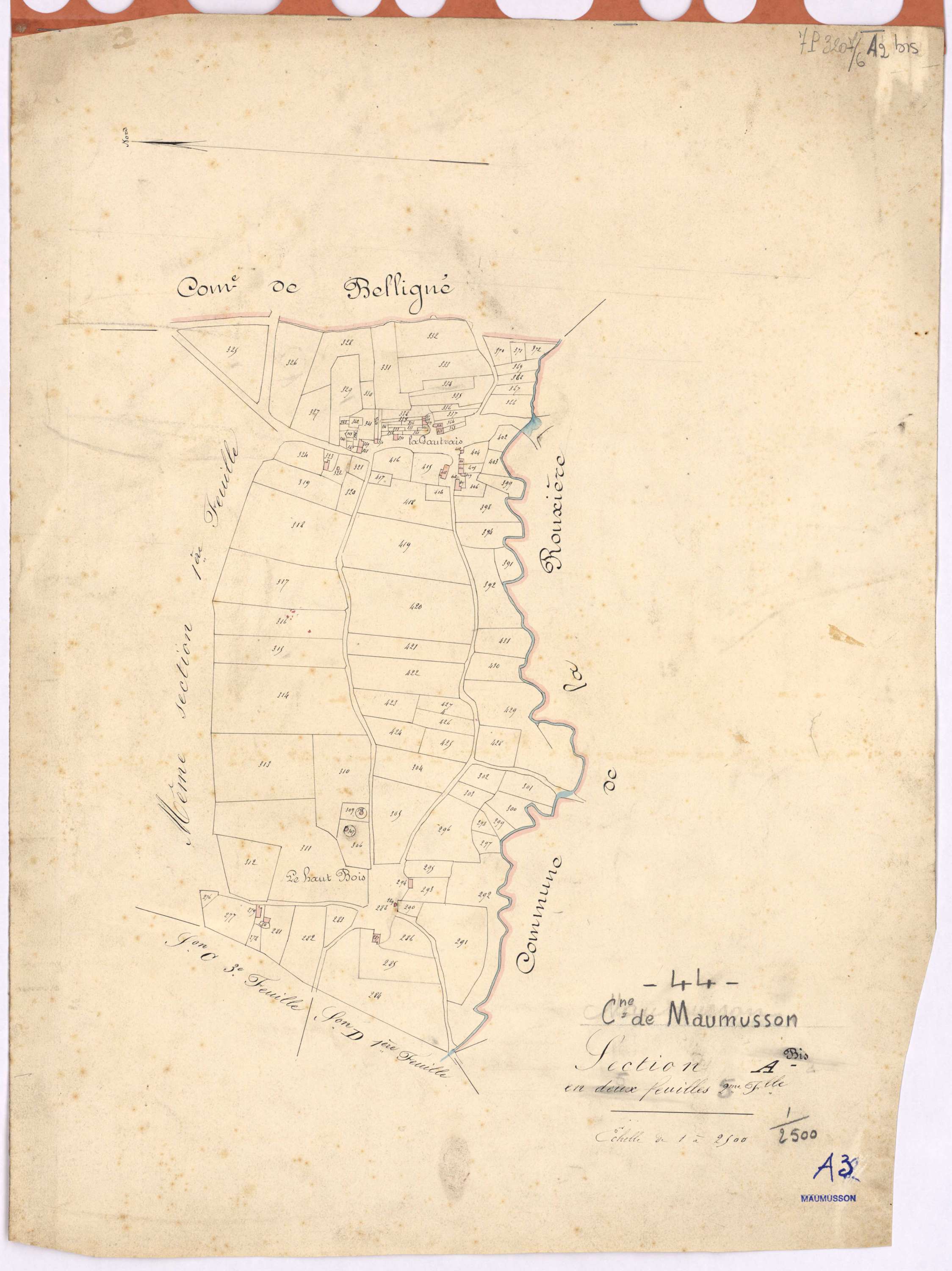 Maumusson - Section A2 bis Gautrais (section de La)