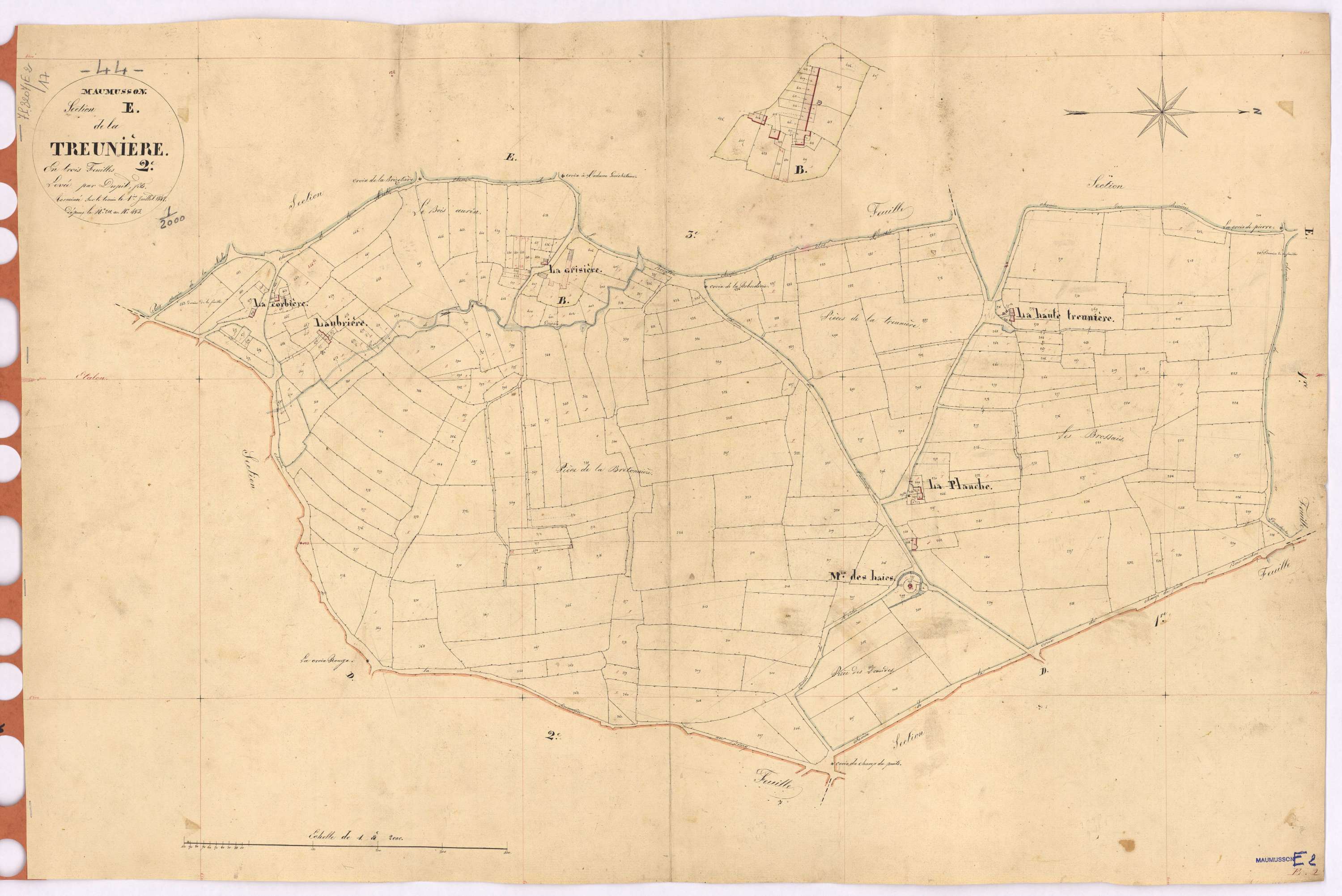 Maumusson - Section E2 Treunière (section de La) ; 211-483