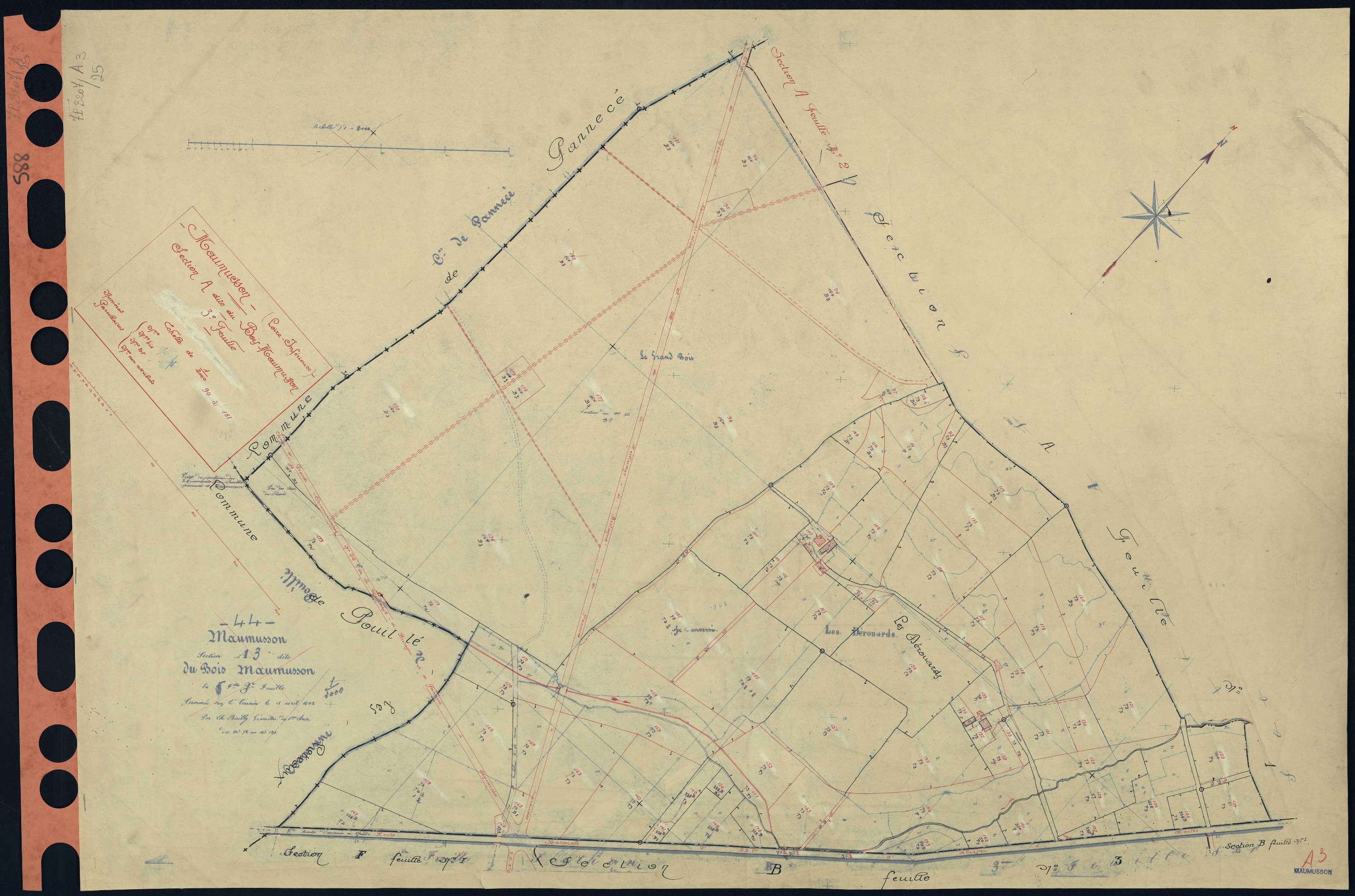 Maumusson - Section A3 Bois Maumusson (section du) . 94-181