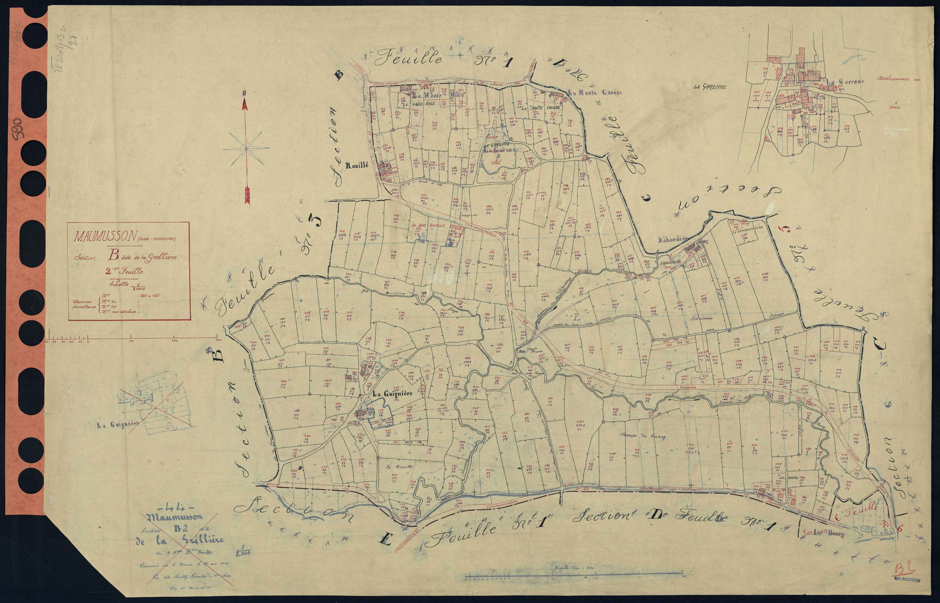 Maumusson - Section B2 Grellière (section de La) . 325-627
