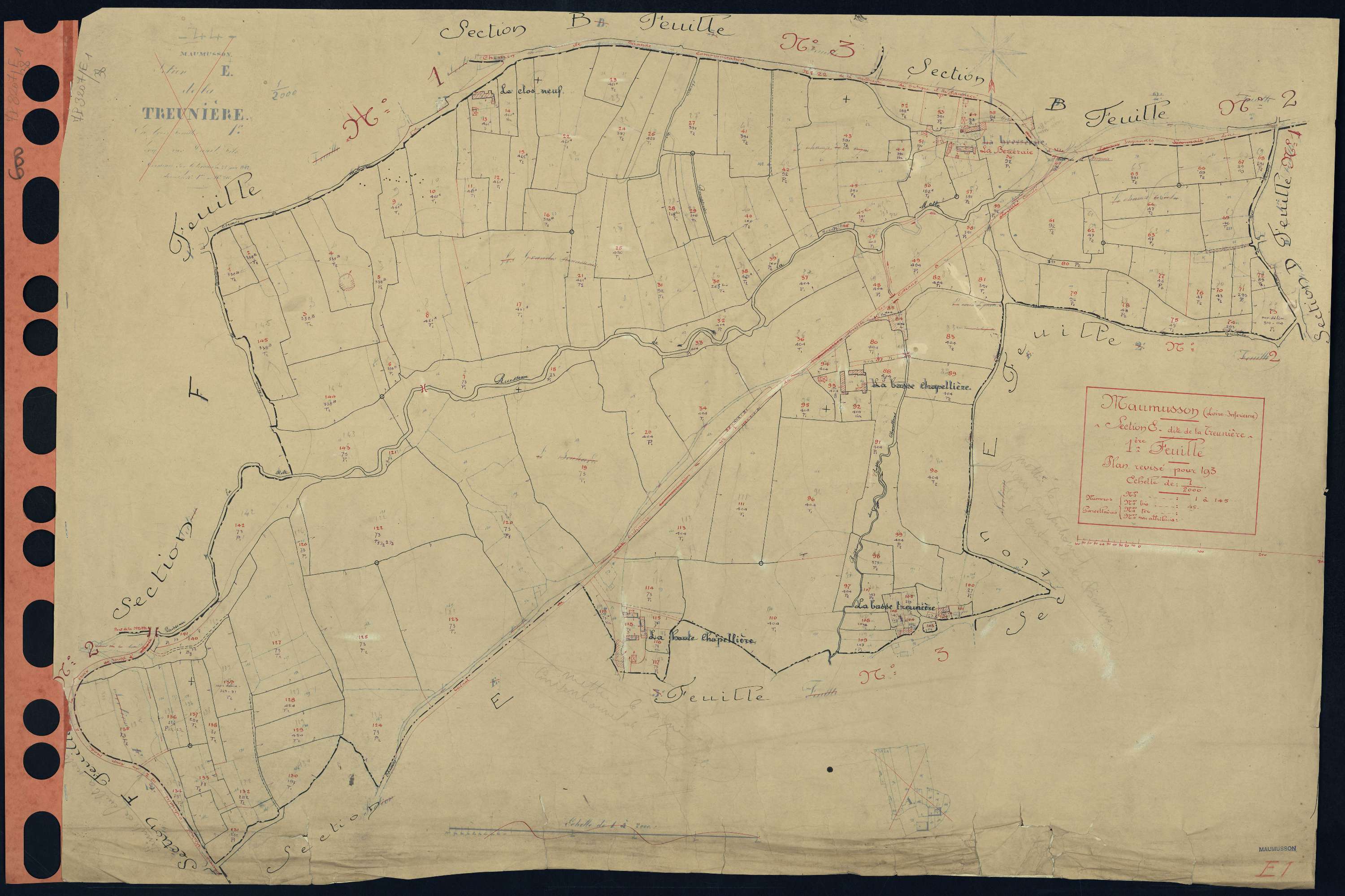 Maumusson - Section E1 Treunière (section de La) . 1-145