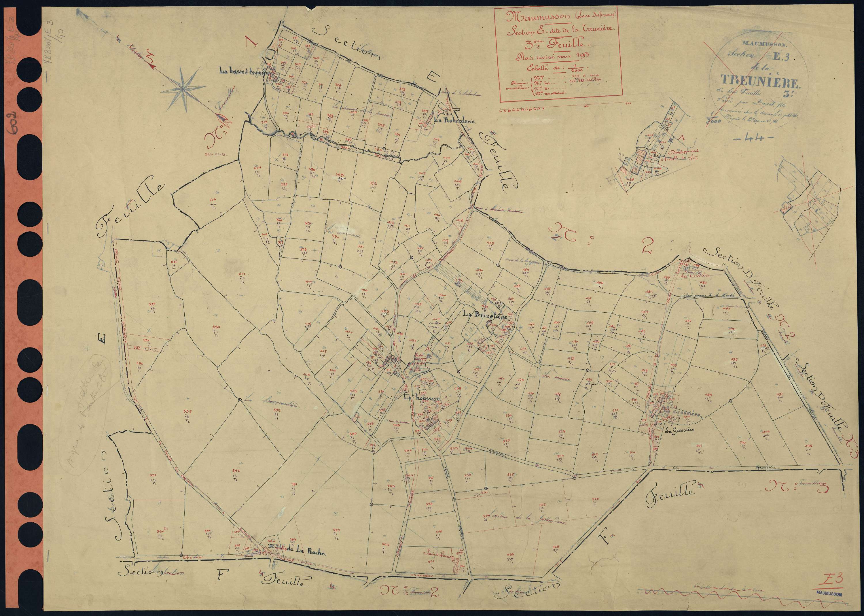Maumusson - Section E3 Treunière (section de La) . 353-604