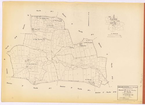 Maumusson - Section B2 Grellière (section de La) ; 325-627