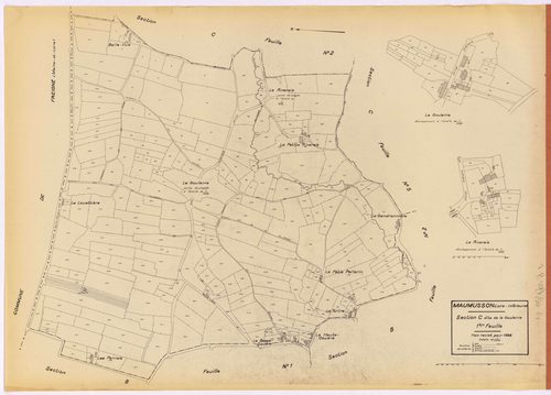 Maumusson - Section C1 Goulairie (section de La) ; 1-343