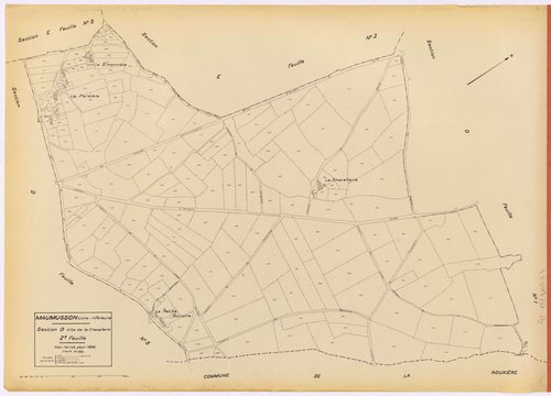 Maumusson - Section D2 Chevellerie (section de La) ; 281-473