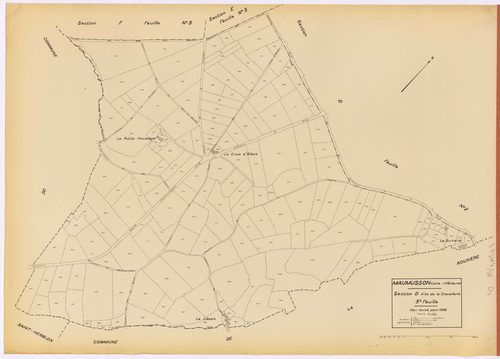 Maumusson - Section D3 Chevellerie (section de La) ; 474-640