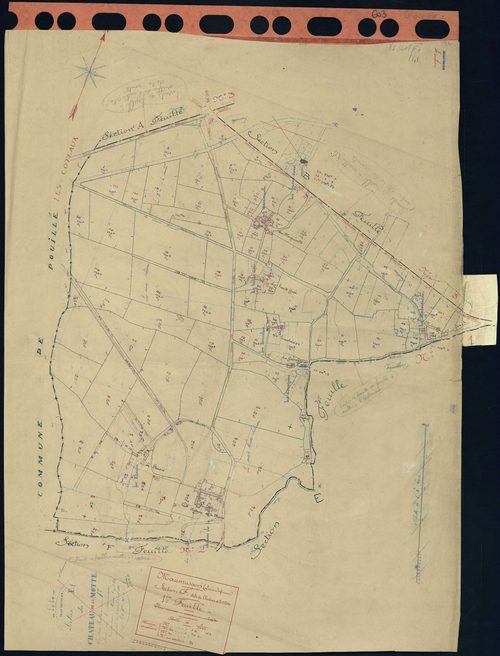 Maumusson - Section F1 Château de La Motte (section du) . 1-123