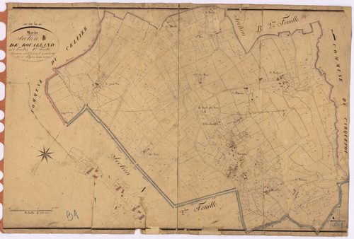 Mauves-sur-Loire - Section B1 Roualland (section de) ; 1-630