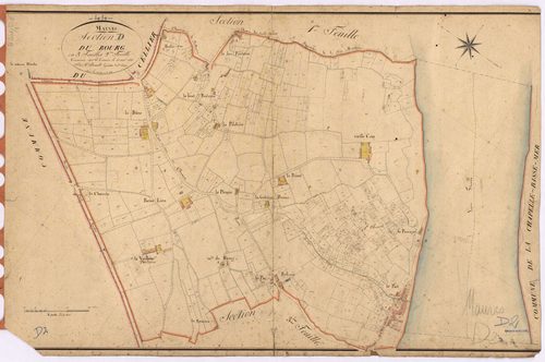 Mauves-sur-Loire - Section D2 Bourg (section du) ; 197-892