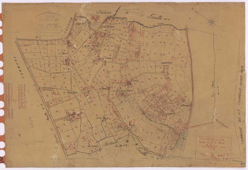 Mauves-sur-Loire - Section D2 Bourg (section du) ; 152-858