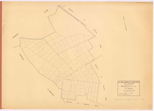 La Meilleraye-de-Bretagne - Section A1 Fouy (section du) ; 1-84