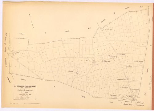 La Meilleraye-de-Bretagne - Section A7 Fouy (section du) ; 864-1141