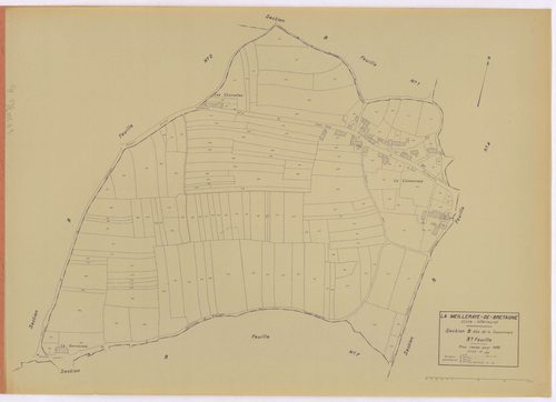 La Meilleraye-de-Bretagne - Section B3 Cossonnais (section de La) ; 249-412