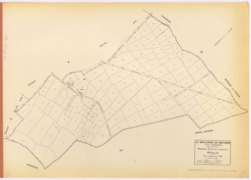 La Meilleraye-de-Bretagne - Section B5 Cossonnais (section de La) ; 680-806
