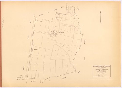 La Meilleraye-de-Bretagne - Section C5 Bourg (section du) ; 706-774