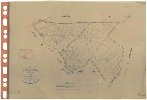 La Meilleraye-de-Bretagne - Section B1 Cossonnais (section de La) . 1-110