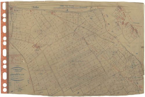 La Meilleraye-de-Bretagne - Section B7 Cossonnais (section de La) . 1016-1434