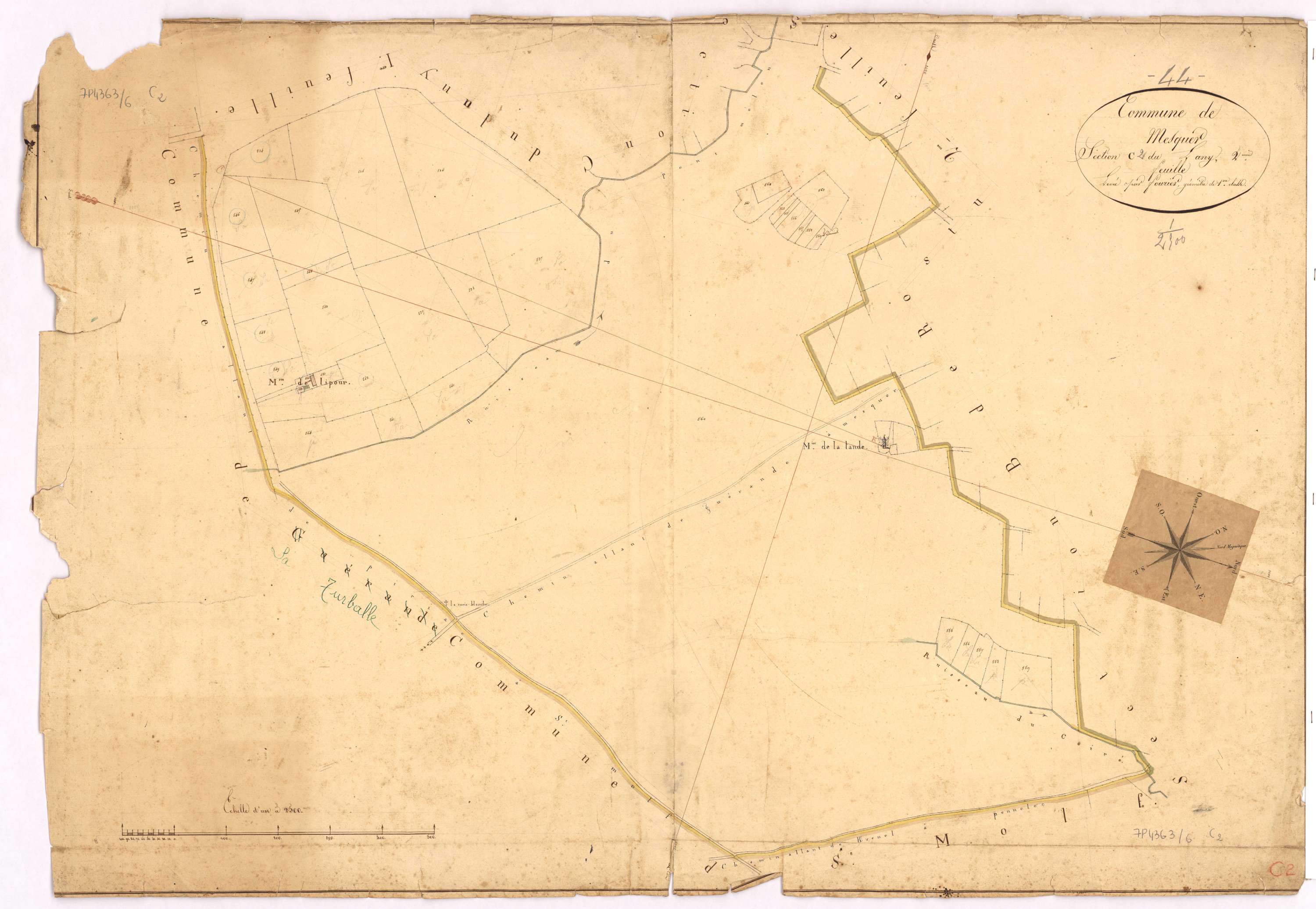 Mesquer - Section C2 Lany (section du)