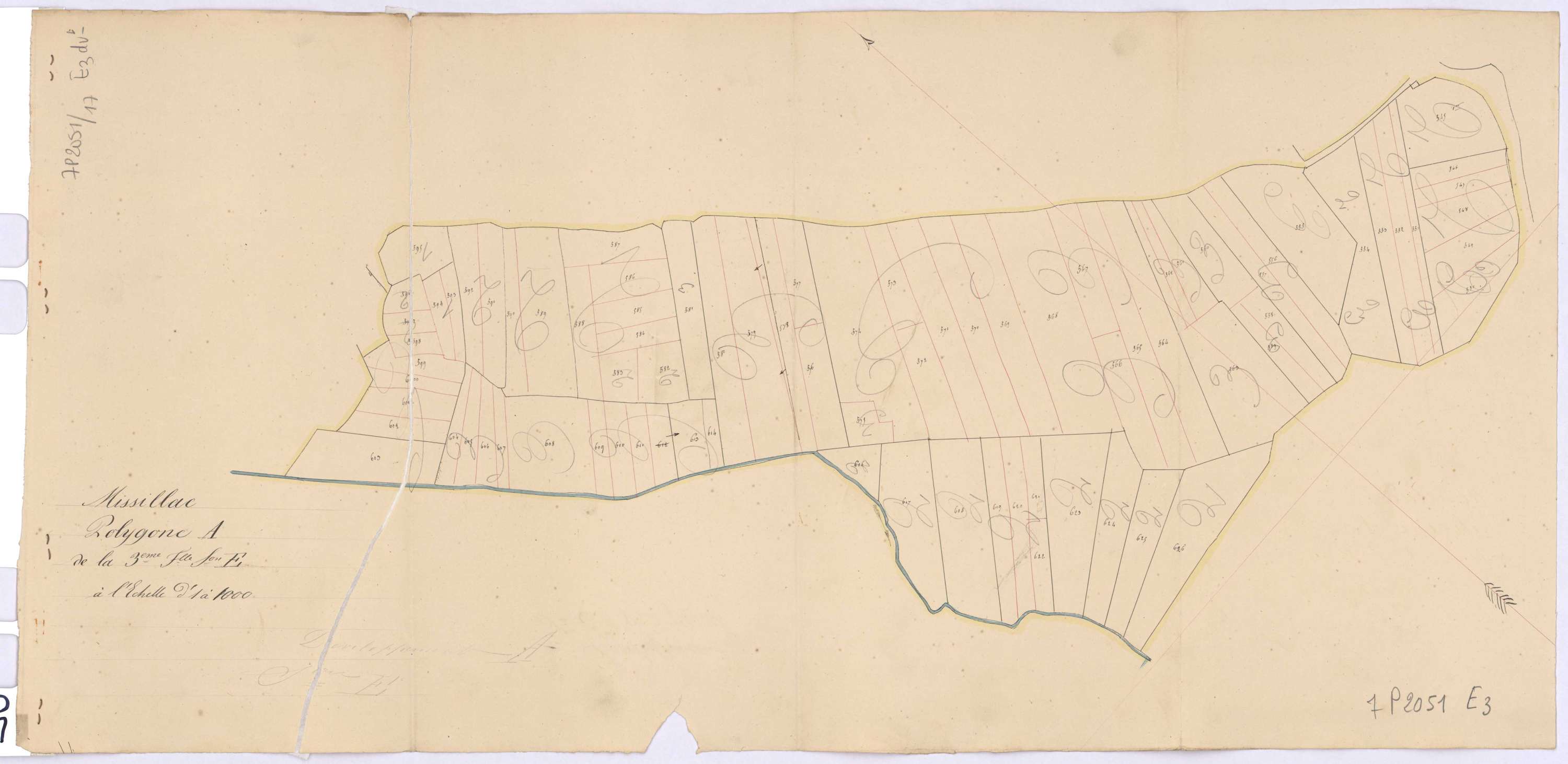Missillac - Section E3 (développement) Kernan (section de) ; 545-708 ; développement de diverses parcelles