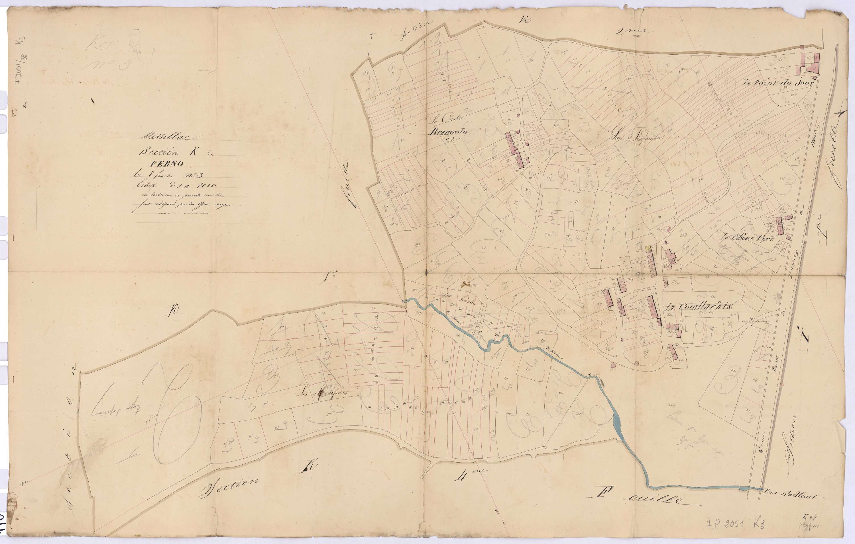 Missillac - Section K3 Perno (section de) ; 523-912