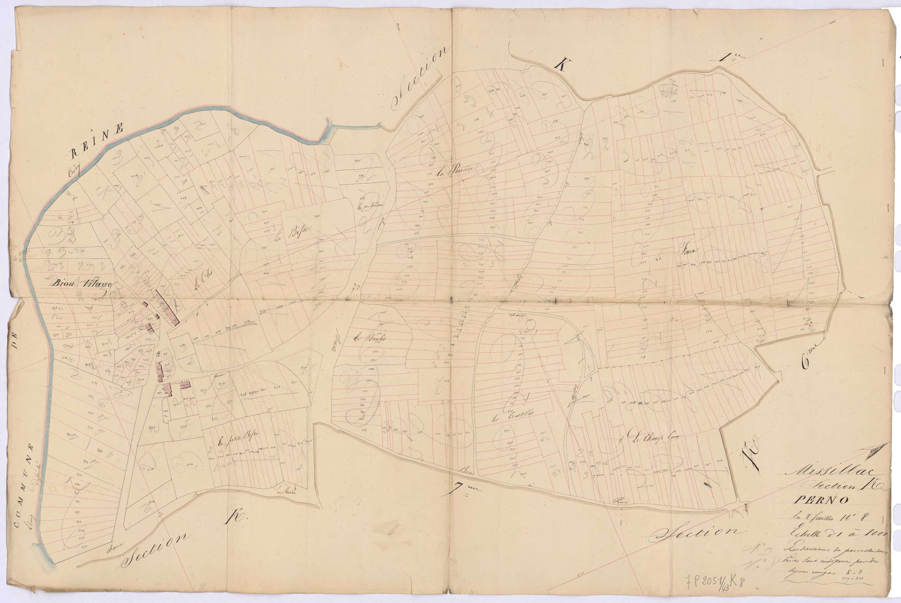 Missillac - Section K8 Perno (section de) ; 2109-2618