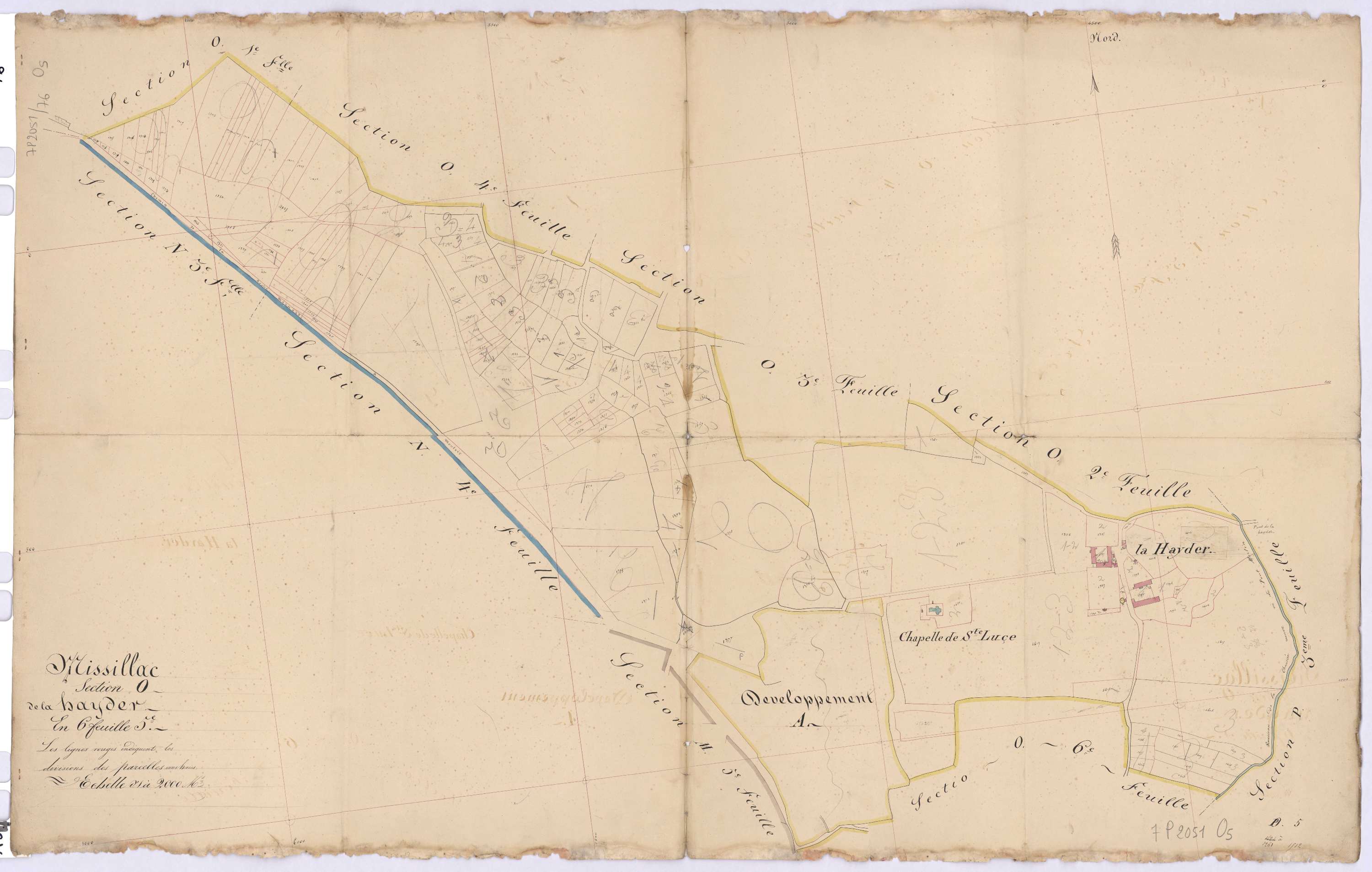 Missillac - Section O5 Hayder (section de La) ; 1261-1512