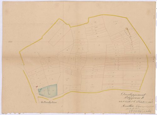 Missillac - Section C1 (développement) Bourg (section du) ; 1-338 ; développement du polygône B
