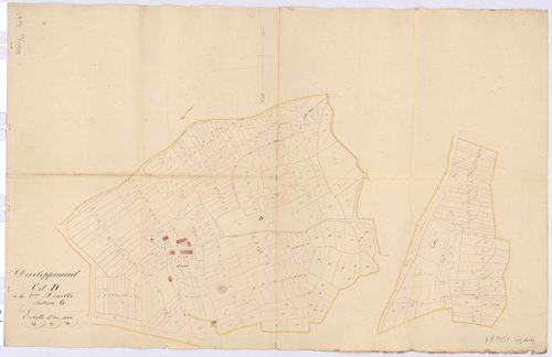 Missillac - Section G2 (développement) Herviais (section de La) ; 387-825 ; développement des polygônes C et D