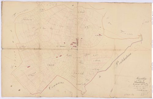 Missillac - Section H3 Handeux (section de) ; 358-783