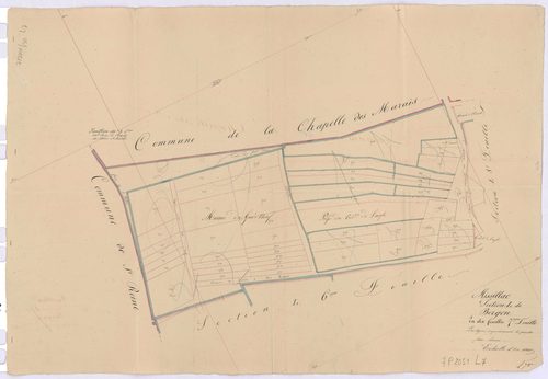 Missillac - Section L7 Bergon (section de) ; 2489-2543
