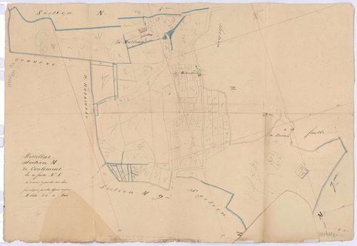 Missillac - Section M1 Coulement (section de) ; 1-121
