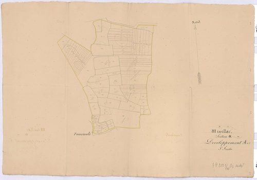 Missillac - Section O5 (développement) Hayder (section de La) ; 1261-1512 ; développement de la partie A